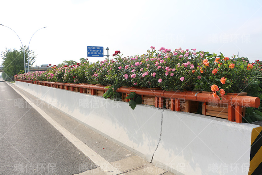 桥梁高架花箱悬挂花箱浙江案例